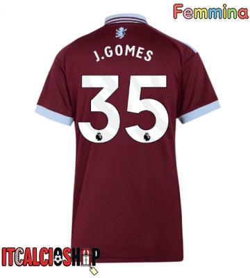 Aston Villa Joao Gomes #35 Prima Maglia Femmina 2026-27 Manica Corta